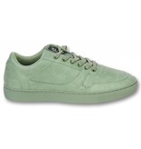 Sixth June Heren Schoenen - Heren Sneaker Seed Essential - Olijfgroen