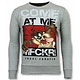 MFCKR Trui - Cartoon Sweater Heren - Truien Mannen - Grijs