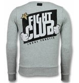 Local Fanatic Mario Trui - Fight Club Heren Sweater - Grijs