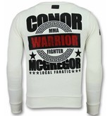 Local Fanatic Notorious Trui - Mcgregor Warrior Sweater Heren - Wit