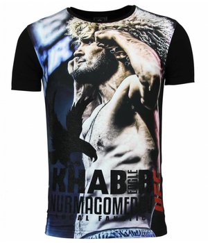 Local Fanatic The Eagle Nurmagomedov - Men's UFC Khabib T-shirt Heren - Zwart