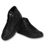 Cash Money Heren Schoenen - Heren Sneaker Lion Black - CMS86 - Zwart