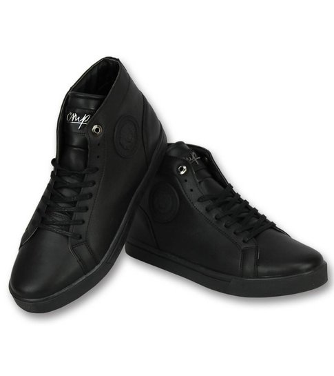 Cash Money Heren Schoenen - Heren Sneaker Lion Black - CMS86 - Zwart