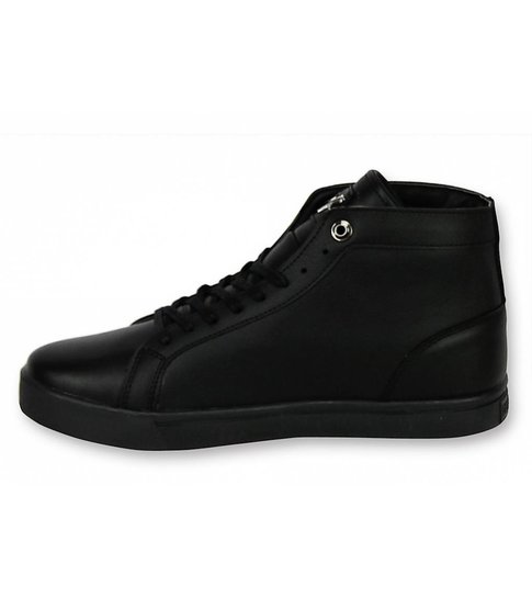 Cash Money Heren Schoenen - Heren Sneaker Lion Black - CMS86 - Zwart