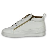 Cash Money Heren Schoenen - Heren Sneaker Bee White Gold - CMS98 - Wit