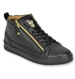Cash Money Heren Schoenen - Heren Sneaker Bee Black Gold - CMS98 -Zwart