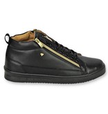 Cash Money Heren Schoenen - Heren Sneaker Bee Black Gold - CMS98 -Zwart