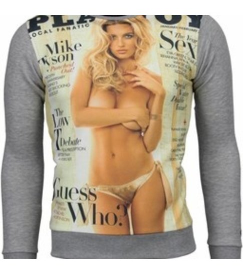 Local Fanatic Playtoy Rachel - Sweater - Grijs