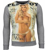 Local Fanatic Playtoy Rachel - Sweater - Grijs Local Fanatic Playtoy Rachel - Sweater - Grijs