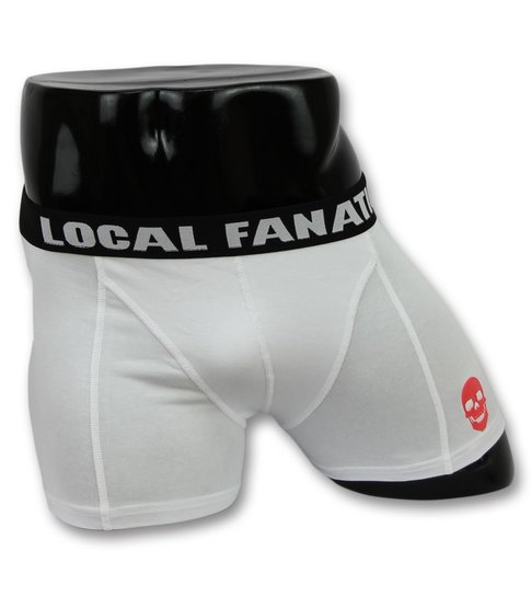 Local Fanatic Mannen Boxershort Online - Underwear Heren Skull - Wit