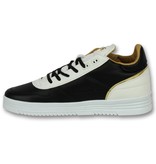 Cash Money Schoenen Heren Online - Mannen Sneaker Luxury Black White - CMS72 - Zwart