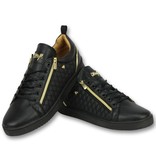 Cash Money Coole Sneakers Heren - Mannen Sneaker Jailor Full Black - CMP97 - Zwart