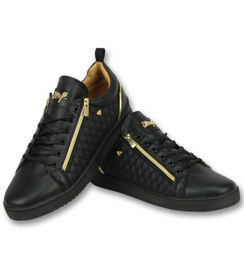 Cash Money Coole Sneakers Heren - Mannen Sneaker Jailor Full Black - CMP97 - Zwart