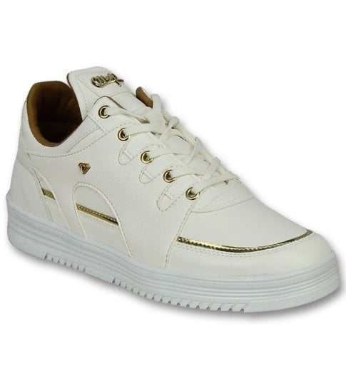 Cash Money Hoge Sneakers Online - Mannen Sneaker Luxury White - CMS71 - Wit