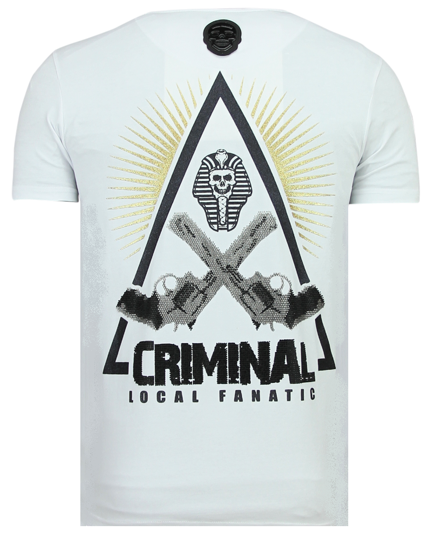 Onwijs Rebel Pharaoh | Exclusieve T shirt Heren | Nieuw | - Style Italy WT-87