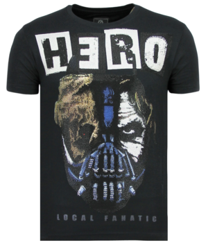 Local Fanatic Hero Mask - Tshirt Heren - 6323N - Navy