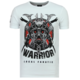Savage Samurai - Stoere T shirt Heren - 6327W - Wit