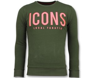 Twee graden Imitatie wildernis ICONS | Merk Sweater Mannen | Nieuwe Collectie | - Style Italy