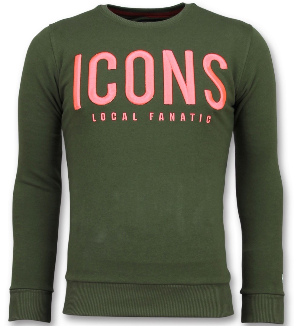 vis snelheid Voetganger ICONS | Merk Sweater Mannen | Nieuwe Collectie | - Style Italy