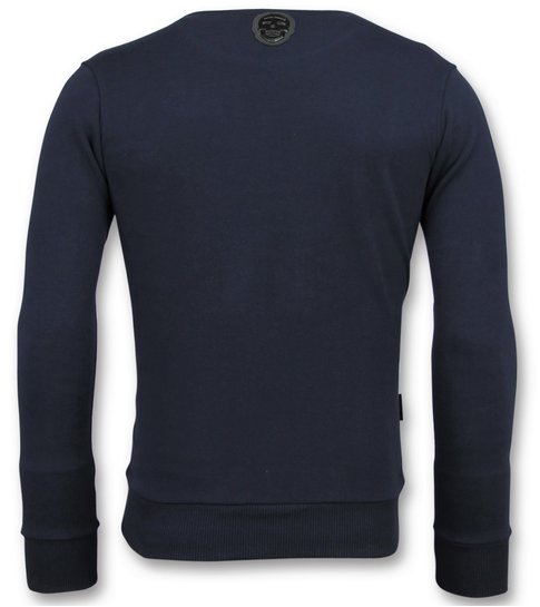 Local Fanatic ICONS  Vertical - Coole Sweater Mannen - 6353N - Navy