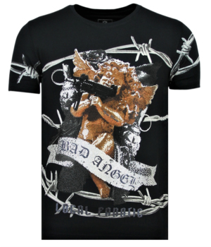 Local Fanatic Bad Angel - Exclusief T shirt Heren - 6318N - Navy