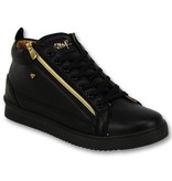 Cash Money Heren Sneaker Bee Black Gold V2- CMS98 -Zwart