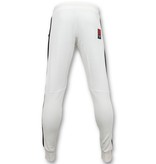 Local Fanatic Exclusieve  Sweatpants  Heren - Muhammad Ali Trainingsbroek - Wit