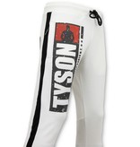 Local Fanatic Exclusieve Mannen Joggingbroek - Mike Tyson Boxing Club - Wit