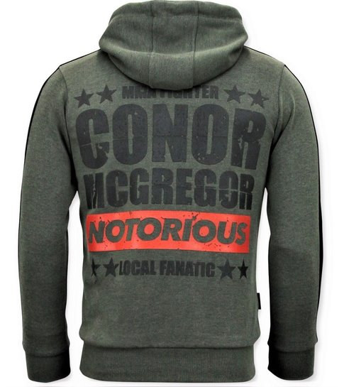 Local Fanatic Exclusieve Heren Trainingspak -  Mcgregor Notorious Sport Set - Groen