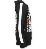 Local Fanatic Exclusieve Heren Joggingpak -  Muhammad Ali Sport Set - Zwart