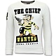 Rhinestones Sweater Heren - The Chief Wanted Trui - Wit