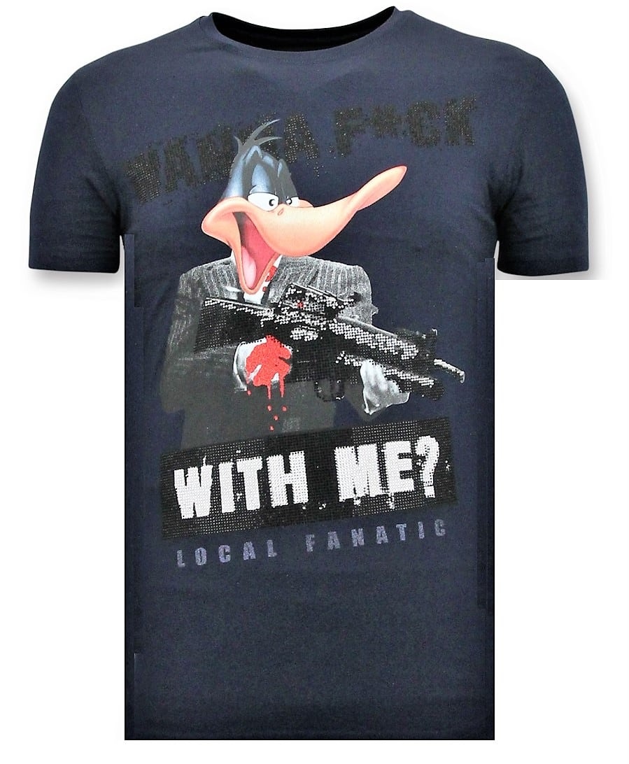 Vervolgen scheidsrechter havik Heren T shirt met Print | Shooting Duck Gun | - Style Italy