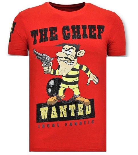 Wonderbaarlijk Exclusieve T-Shirt Heren | The Chief Wanted | - Style Italy ZO-44