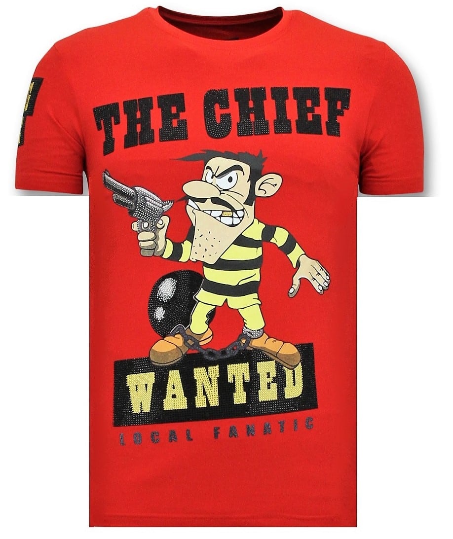 Spiksplinternieuw Exclusieve T-Shirt Heren | The Chief Wanted | - Style Italy TK-52