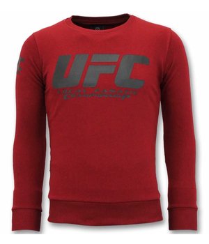 Local Fanatic Exclusieve Sweater Heren - UFC Championship Trui - Bordeaux