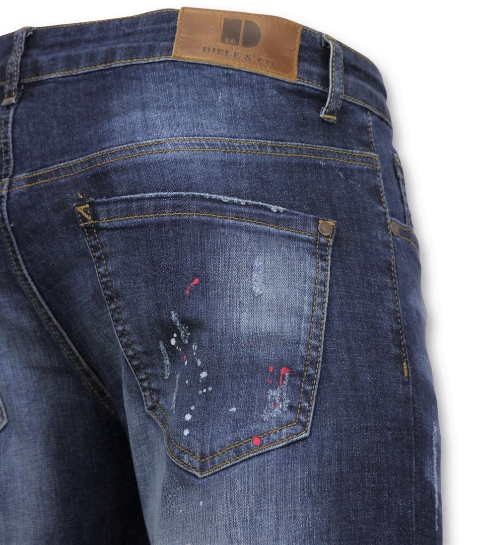 Basic Heren | Heren Jeans Verf | - Style Italy