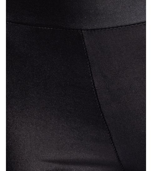 PARISIAN Wet Look High Waisted Leggings  - Dames  - Zwart