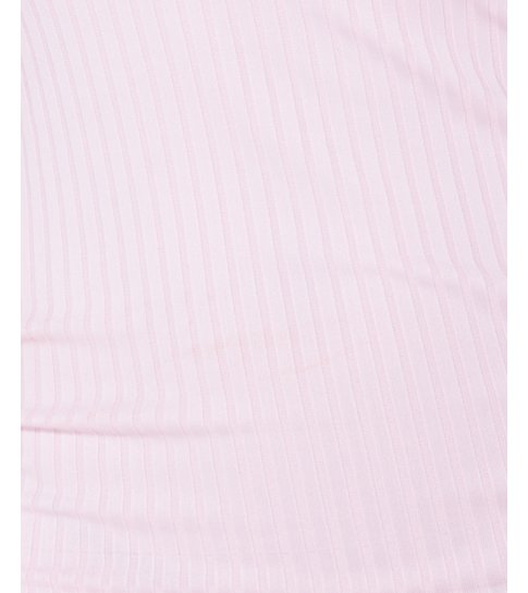 PARISIAN Rib Knit Polo Neck - Midi Dress - Dames - Roze