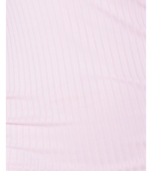 PARISIAN Rib Knit Polo Neck - Midi Dress - Dames - Roze