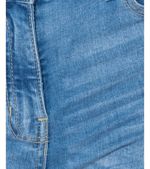 PARISIAN Extreme Distressed High Waist Skinny Jeans - Dames - Blauw