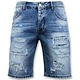 Korte Broek Heren - Ripped Short - 9073 - Blauw
