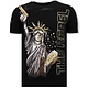 Luxe Heren T shirt  - The Rebel - Zwart