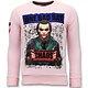 Exclusieve Sweater Heren - The Joker Man - Roze