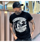 Local Fanatic Heren T shirt met Opdruk - Sons of Anarchy  - Zwart