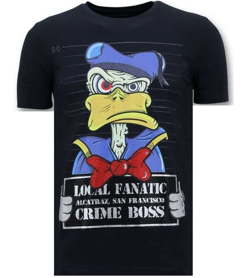 LF Exclusieve Heren T-shirt  - Alcatraz Prisoner  - Blauw