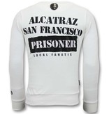 LF Exclusieve Sweater Heren - Alcatraz Prisoner - Wit