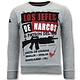 Exclusieve Sweater Heren - Los Jefes De Narcos - Grijs