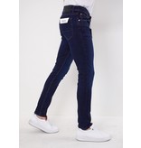 TRUE RISE Heren Jeans Slim Fit Navy - 5306 - Donker Blauw