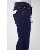 TRUE RISE Heren Jeans Slim Fit Navy - 5306 - Donker Blauw