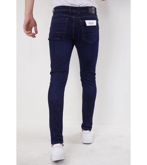 TRUE RISE Heren Jeans Slim Fit Navy - 5306 - Donker Blauw